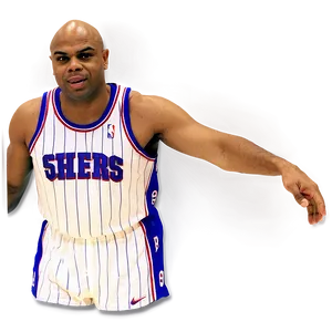 Charles Barkley Philadelphia 76ers PNG Tsy