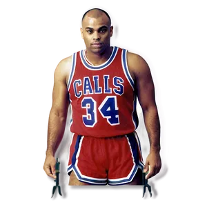 Charles Barkley Retro Card Design Png Eyw11 PNG image