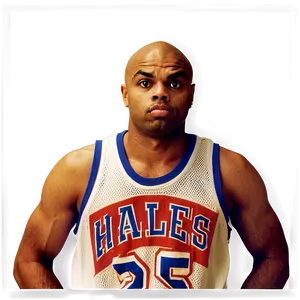 Charles Barkley Vintage Poster Png Vcc PNG image