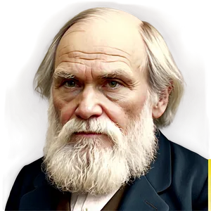 Charles Darwin Portrait Png Wrx42 PNG image