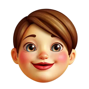 Charming Face Emoji Png Qlb PNG image