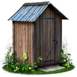 Charming Farmhouse Outhouse Png Xsv22 PNG image