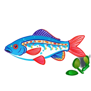 Charming Fish Drawing PNG 06292024 PNG