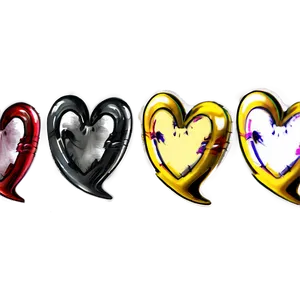 Charming Heart Sketch Png 23 PNG image