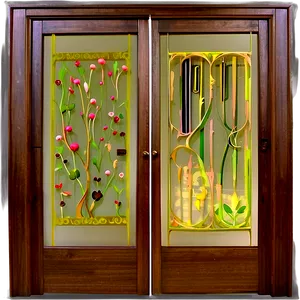 Charming Pocket Door PNG 05042024