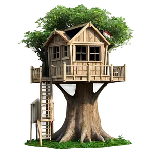 Charming Tree House PNG Kls PNG