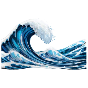 Charming Water Waves PNG 06262024 PNG
