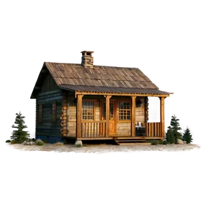 Charming Woodland Cabin Png Bnv PNG image