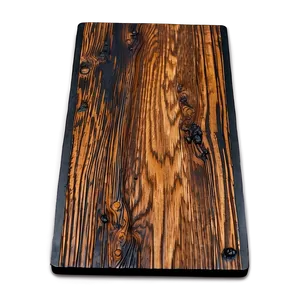 Charred Wood Board Design Png Uli28 PNG image