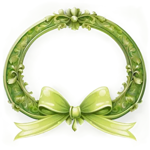 Chartreuse Green Frame PNG Pta