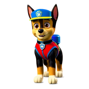 Chase Paw Patrol Mascot Png Gsp PNG image