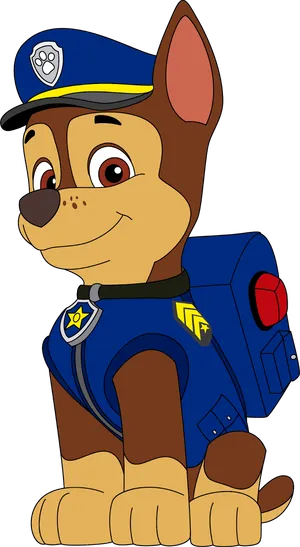 Chase Paw Patrol Police Pup PNG image