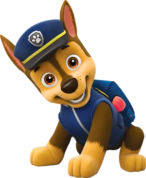 Chase Paw Patrol Police Pup PNG image
