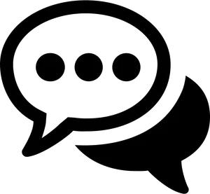 Chat Bubble Icon Graphic