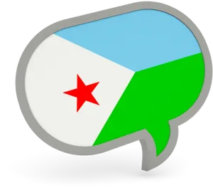 Chat Bubble Iconwith Star PNG