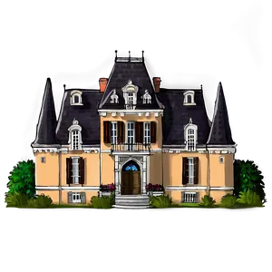 Chateau Houses PNG Ydx