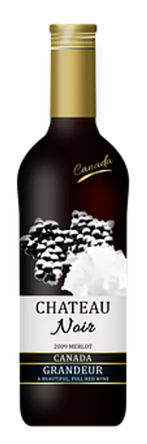 Chateau Noir2009 Merlot Canadian Wine PNG image