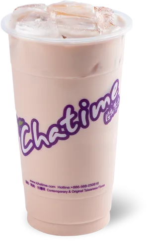 Chatime Bubble Tea Cup PNG image
