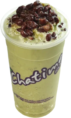 Chatime Smoothiewith Toppings PNG image