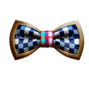 Checkered Bow Tie Fashion PNG Ucy