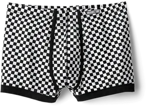 Checkered Boxer Shorts PNG image