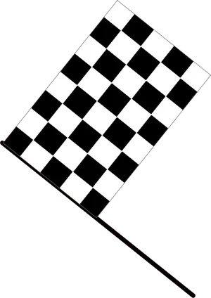 Checkered Flag Waving PNG image