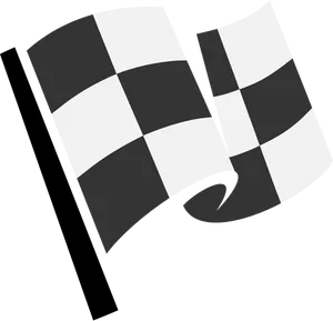 Checkered Flag Waving Icon PNG image