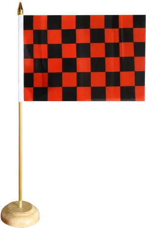 Checkered Race Flagon Stand PNG image