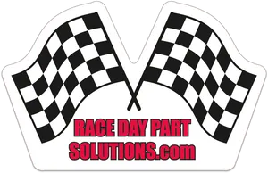 Checkered Racing Flags Logo PNG image