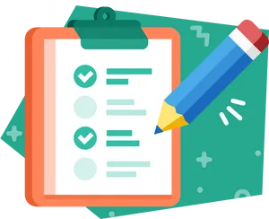 Checklist Clipboard Illustration PNG image