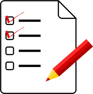 Checklist Completion Concept PNG image