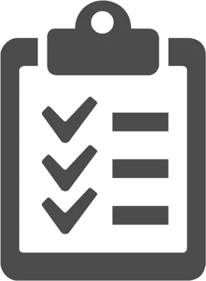 Checklist Icon Blue Background PNG image