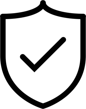 Checkmark Shield Icon PNG image