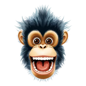 Cheeky Monkey Face Png 06272024 PNG image