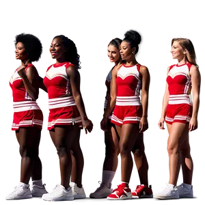 Cheer Squad In Formation PNG Frn PNG