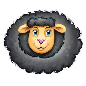 Cheerful Cartoon Sheep Png Rio PNG image