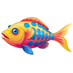 Cheerful Fish Design PNG 85 PNG