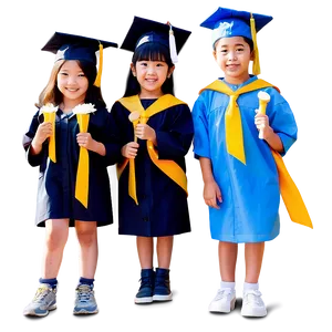 Cheerful Kindergarten Graduation Day Png 62 PNG image