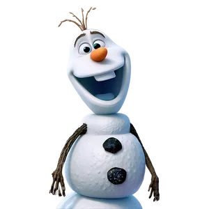 Cheerful Olaf Pose PNG 70