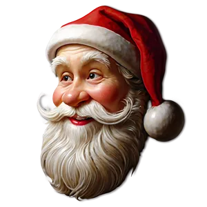 Cheerful Santa Profile Png 06292024 PNG image