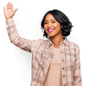 Cheerful Waving Individual Png Xkw PNG image