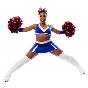 Cheerleader Action Shot PNG 05252024 PNG