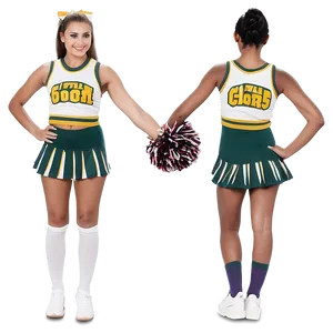 Cheerleader Team Pose PNG 05252024 PNG