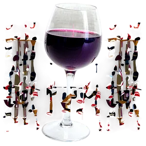 Cheers To New Year Wine Glasses Png 05212024 PNG image