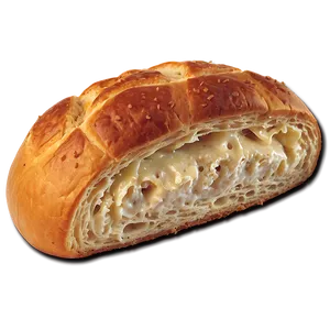 Cheese Stuffed Bread PNG Ary49