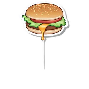 Cheeseburger Emoji Art Png Gqy PNG image