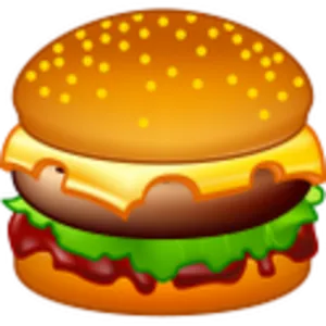 Cheeseburger_ Emoji_ Art