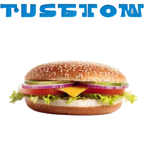 Cheeseburger On Sesame Bun Png Jgb14 PNG image