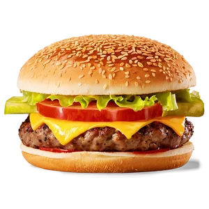 Cheeseburger Picnic Classic Png Lkf PNG image