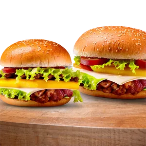 Cheeseburger Slider Mini Png Vct85 PNG image